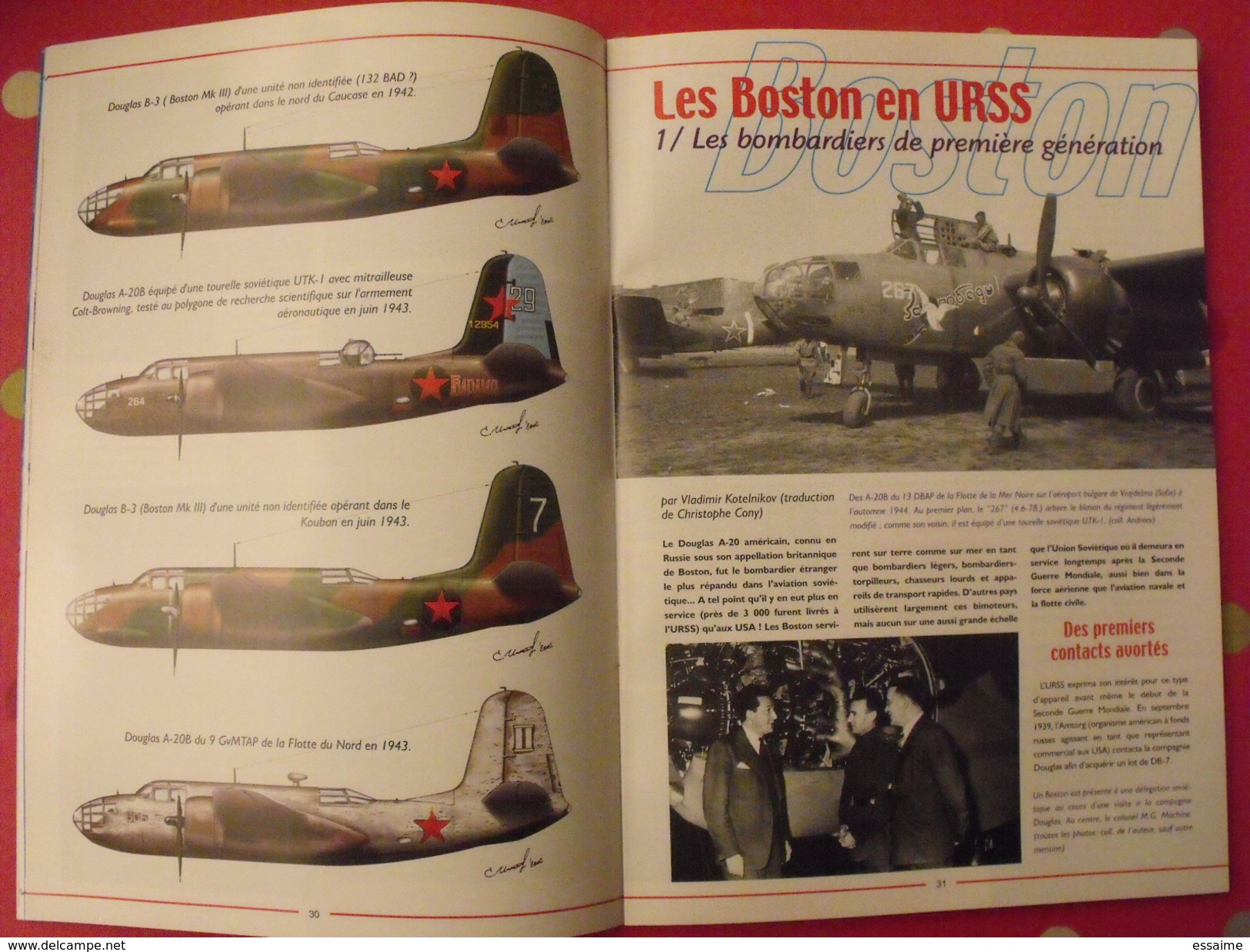 lot de 3 revues Avions. 2002-2003. toute l'aéronautique et son histoire. Aviation avion