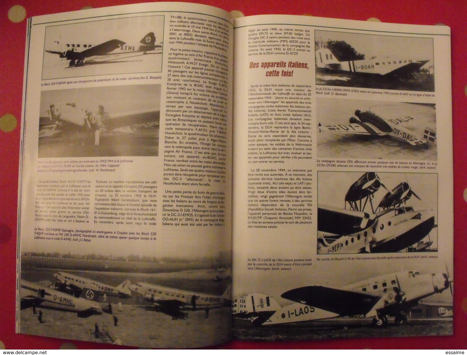 lot de 3 revues Avions. 2002-2003. toute l'aéronautique et son histoire. Aviation avion