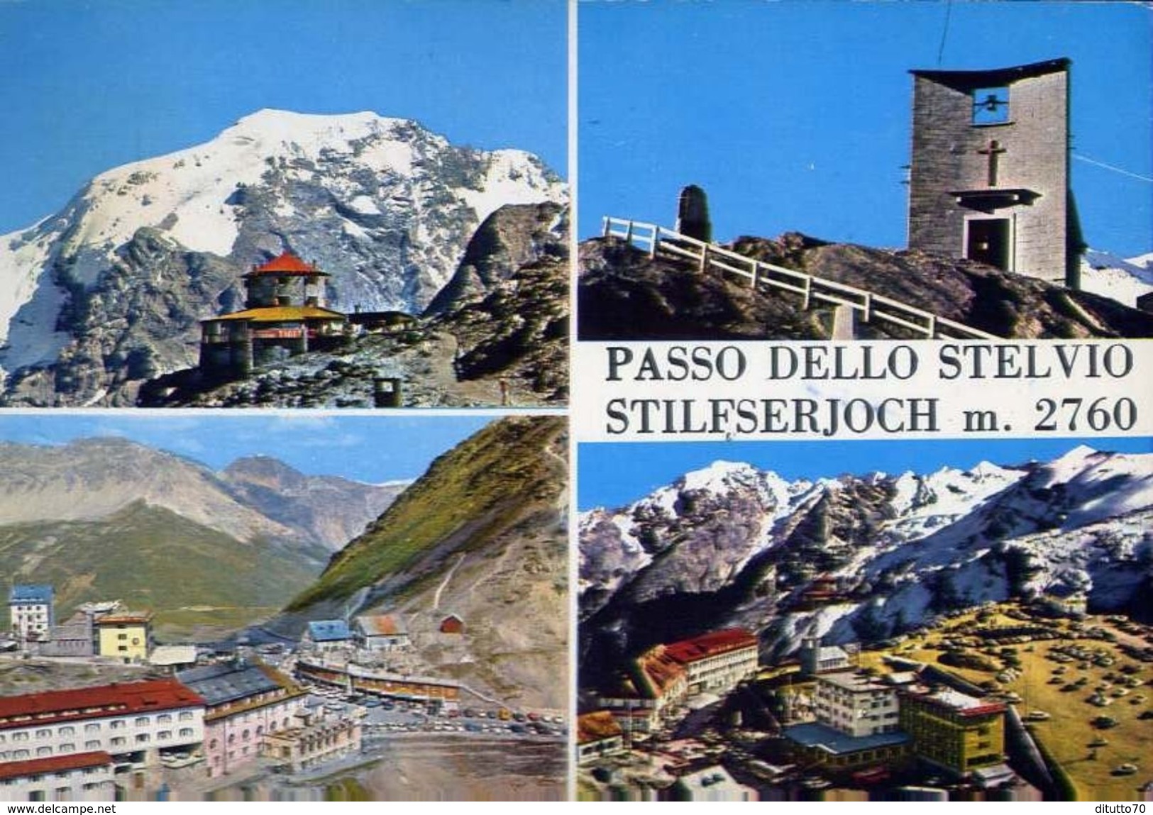 Passo Dello Stelvio - Stilfserjoch - Sondrio - 709 - Formato Grande Viaggiata – E 3 - Sondrio