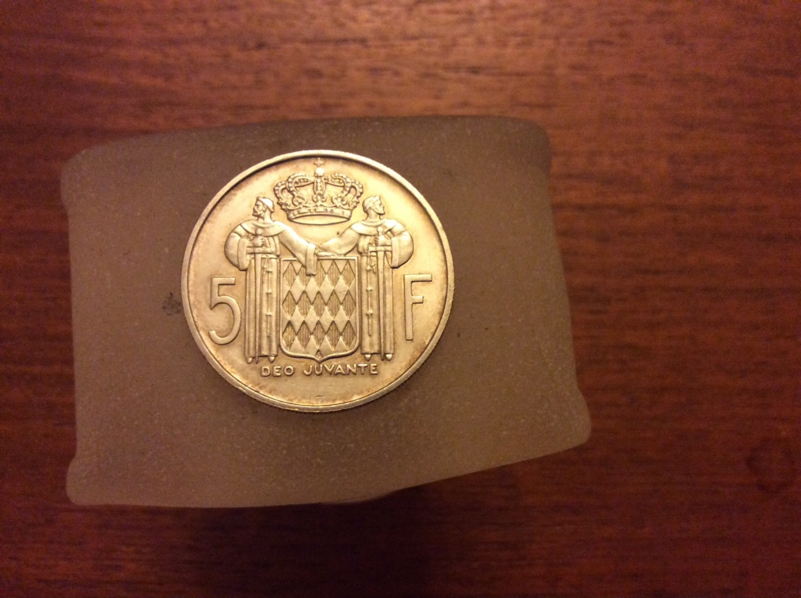 5 Francs 1960 Monaco Argent - 1960-2001 Francos Nuevos