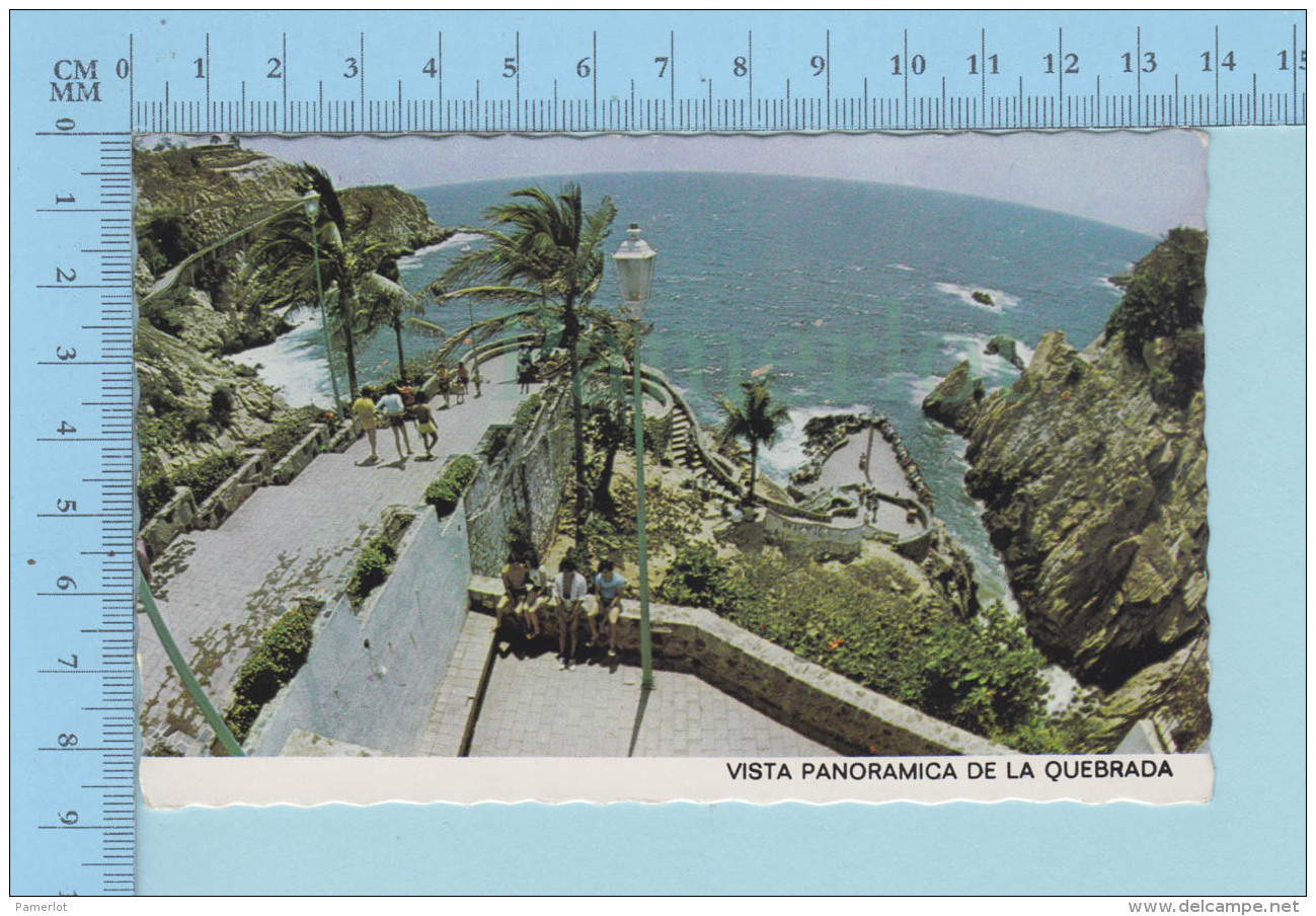 MEXIQUE - México - Vista Panoramica De La Quebrada, Used In 1979 - Postcard Carte Postale - Mexique