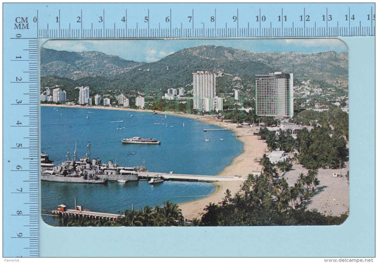 MEXIQUE - México - Vista Panoramica De La Bahia De Acapulco, Used In 1988 - Postcard Carte Postale - Mexique