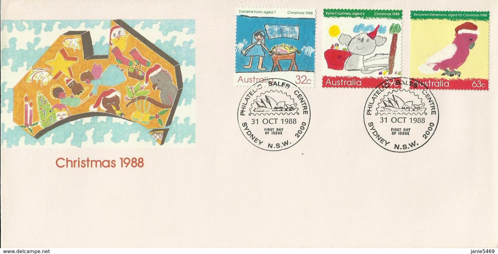 Australia 1986 Christmas FDC - FDC