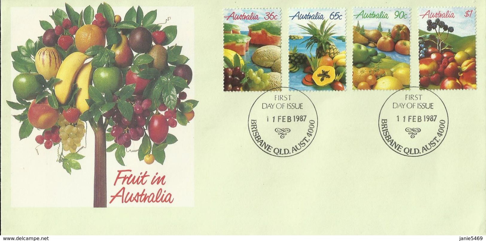 Australia 1987 Fruits FDC - FDC