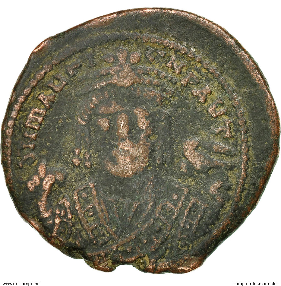 Monnaie, Maurice Tibère, Follis, Antioche, TB+, Bronze, Sear:533 - Byzantinische Münzen