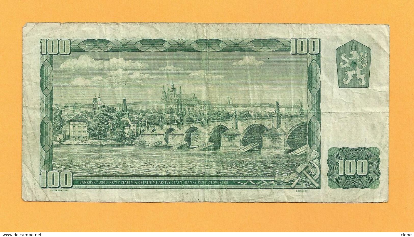 TCHECOSLOVAQUIE 100 Korun (1961) - Tchécoslovaquie