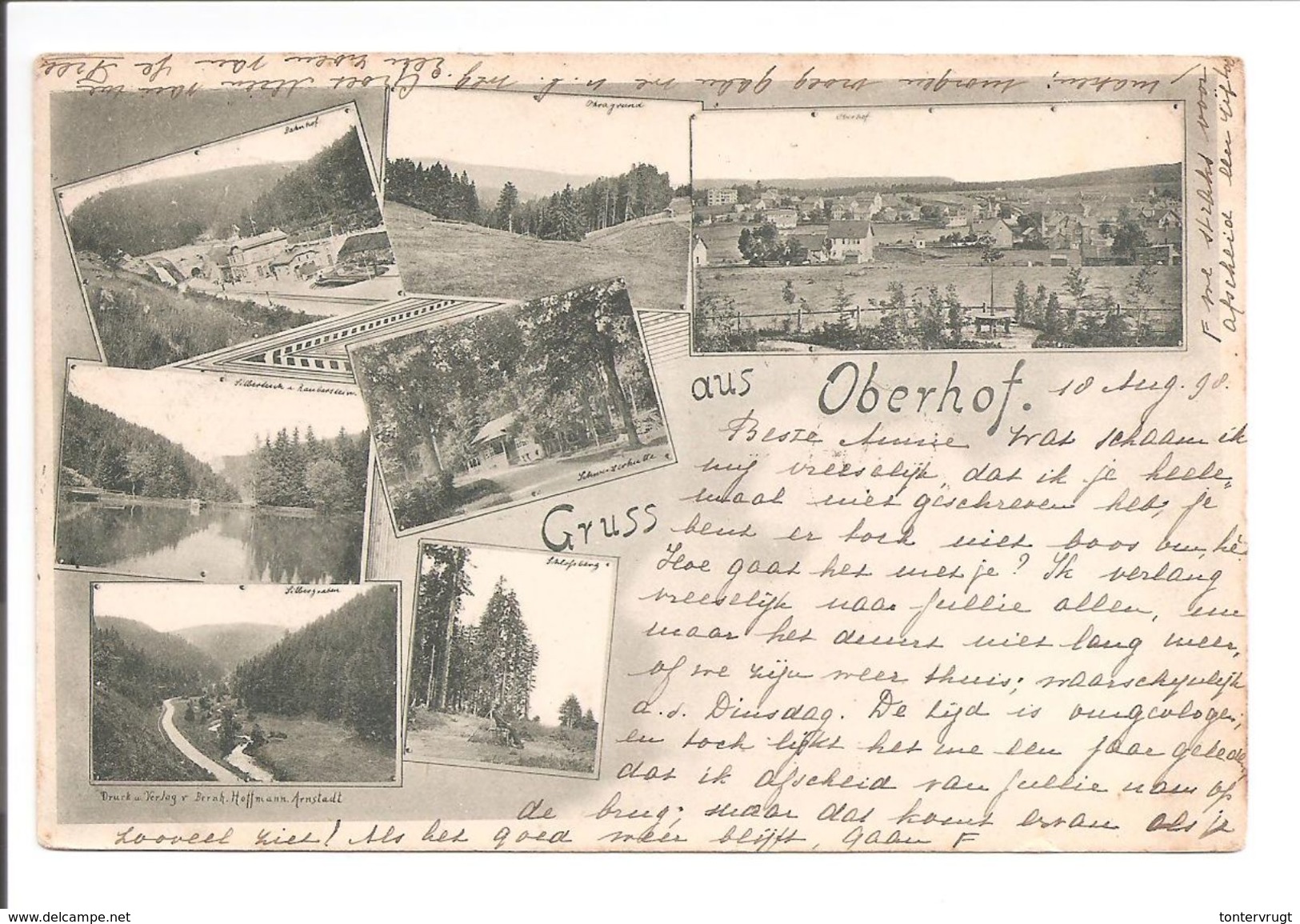Oberhof. Gruss Aus. 7 Bilder. 1898 - Oberhof