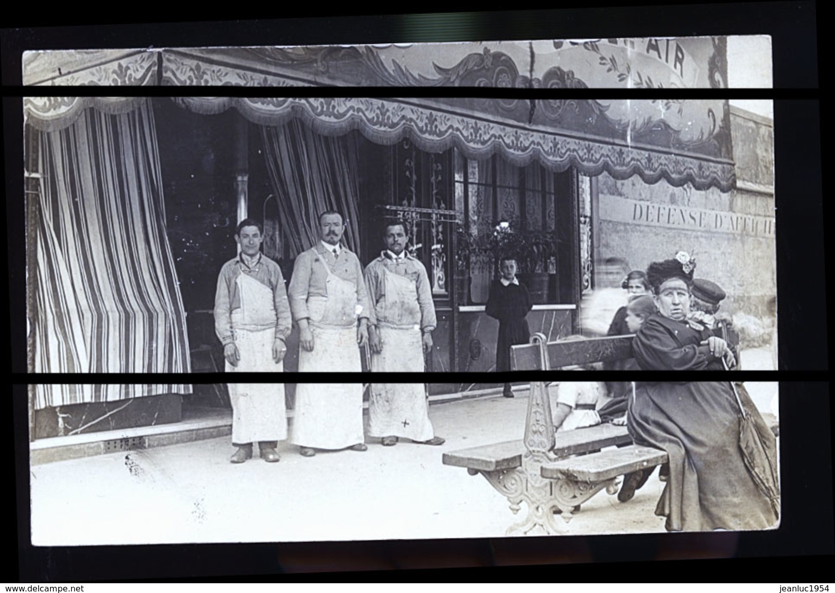 PARIS BOUCHERIE PHOTO CARTE            TRAITS ANTI COPIE - Ambachten In Parijs