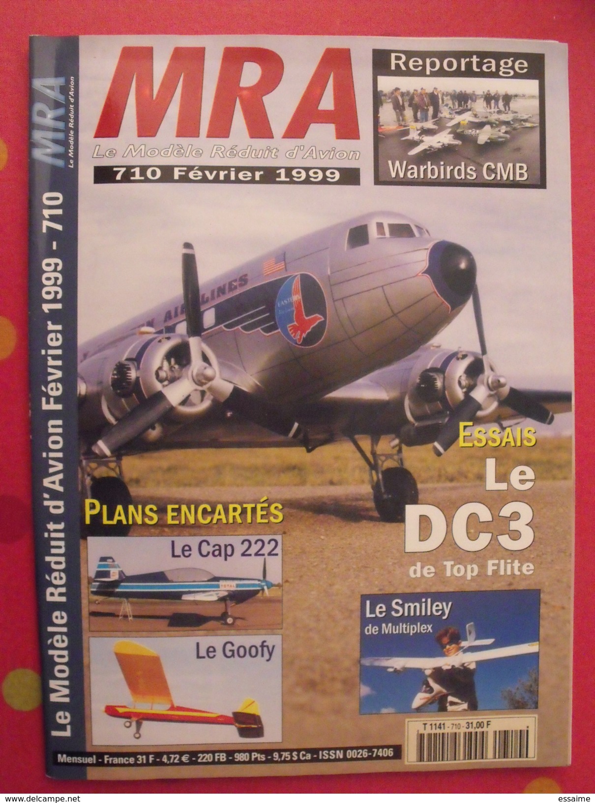 MRA Le Modèle Réduit D'avion N° 710 De 1999 Avec Plans Encartés - Aviation