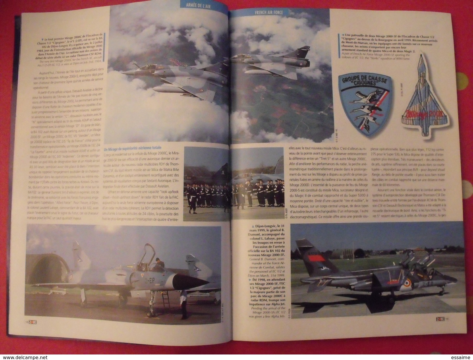 Air Zone Magazine N° 26 De 1999. Kosovo Mirage 2000 Zara Otan - Aviation