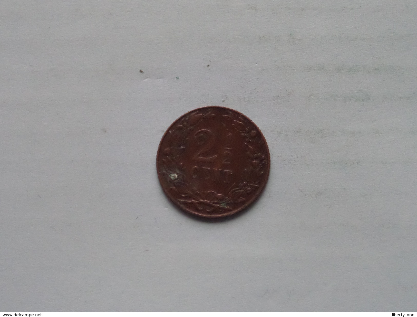 1906 - 2 1/2 Cent / KM 134 ( Uncleaned Coin / For Grade, Please See Photo ) !! - 2.5 Cent