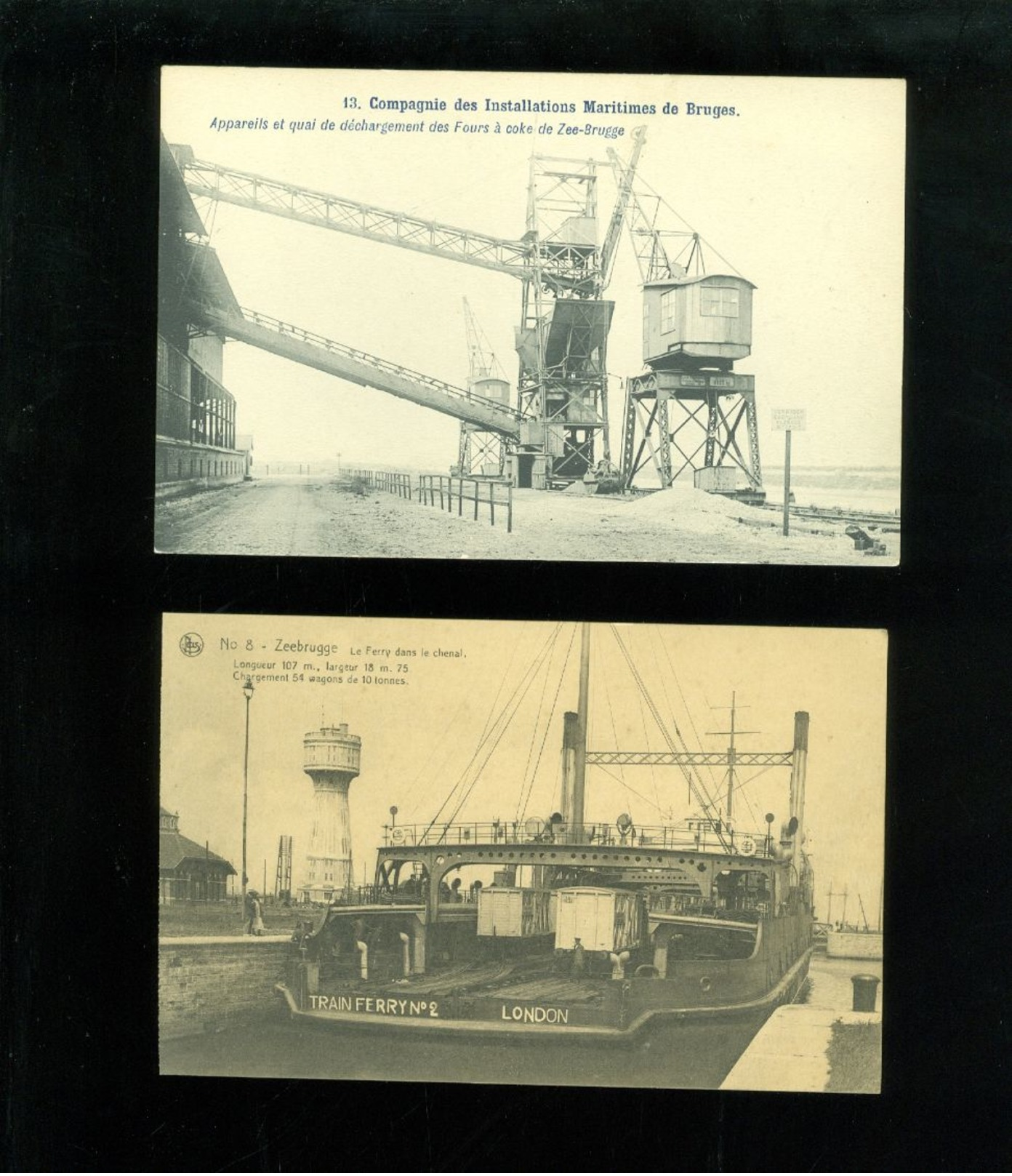 Beau lot de 30 cartes postales de Belgique  Zeebrugge     Lot 30 postkaarten van België  Zeebrugge   - 30 scans