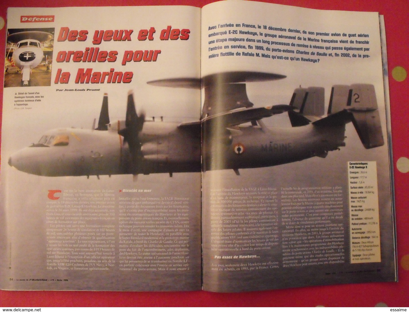 3 revues Le Monde de l'Aviation n° 9, 26, 27 (1999, 2001). Harrier, le bourget 2001 mirage III alizé