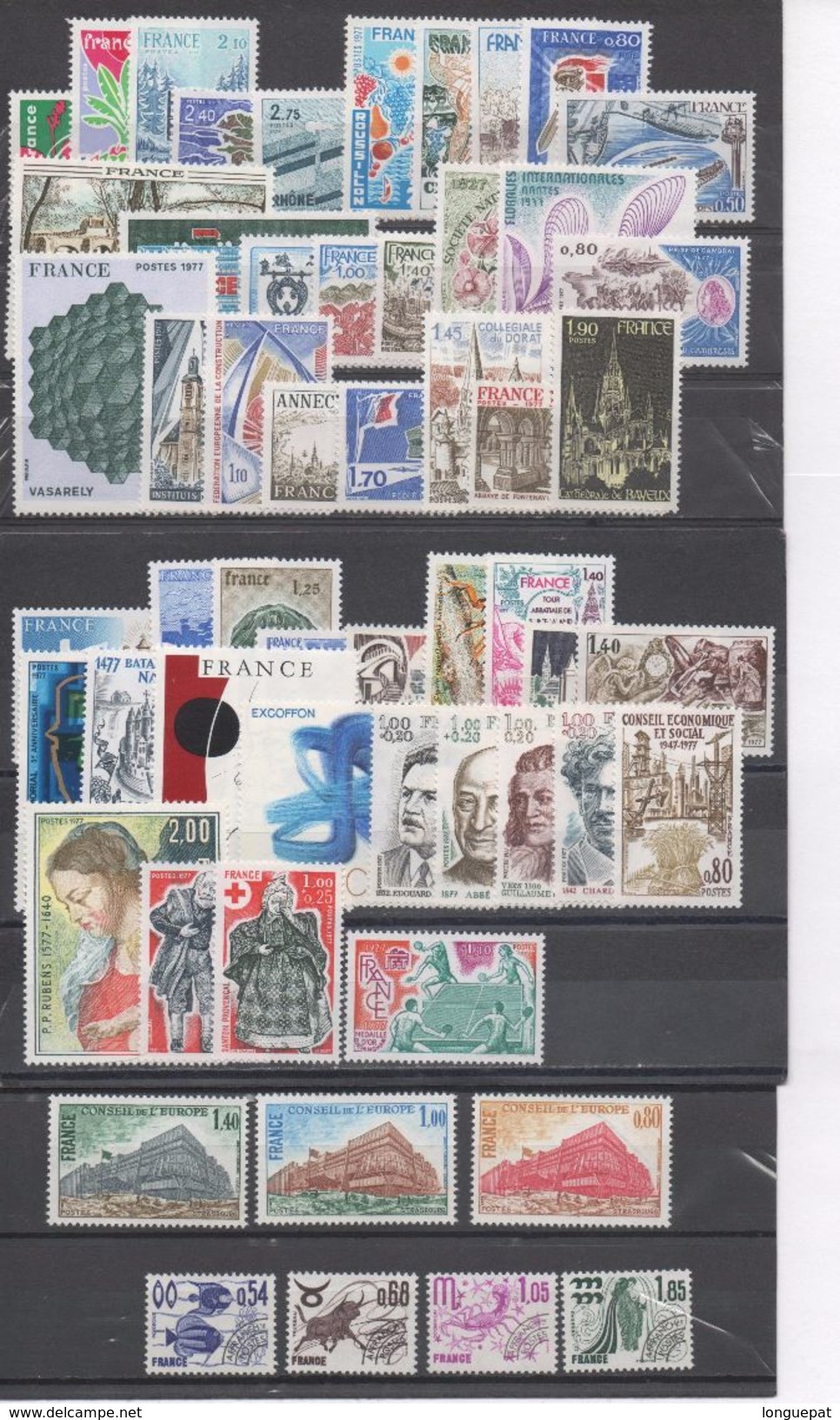 FRANCE - Timbres-Poste * Poste Aérienne + Préoblitérés + Timbres De Service   De 1977 - 1970-1979