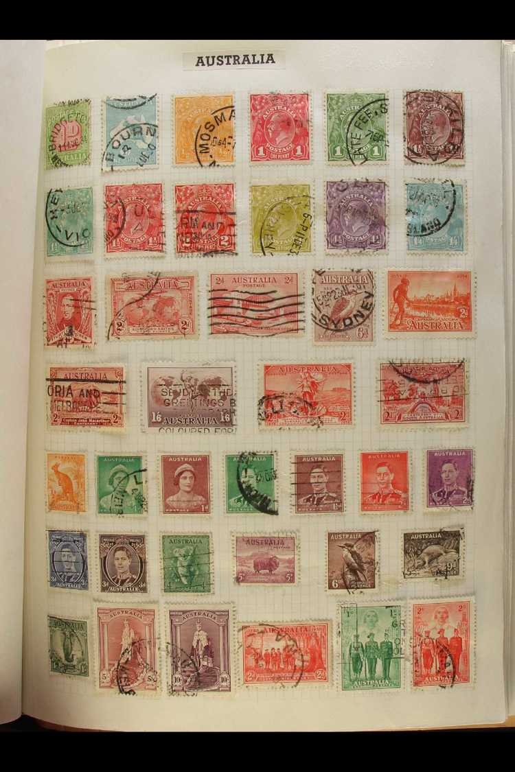 EXTENSIVE GB & COMMONWEALTH COLLECTION. 1850s-1990s. A Large Mint & Used Collection Presented In Two Bulging Spring Back - Andere & Zonder Classificatie