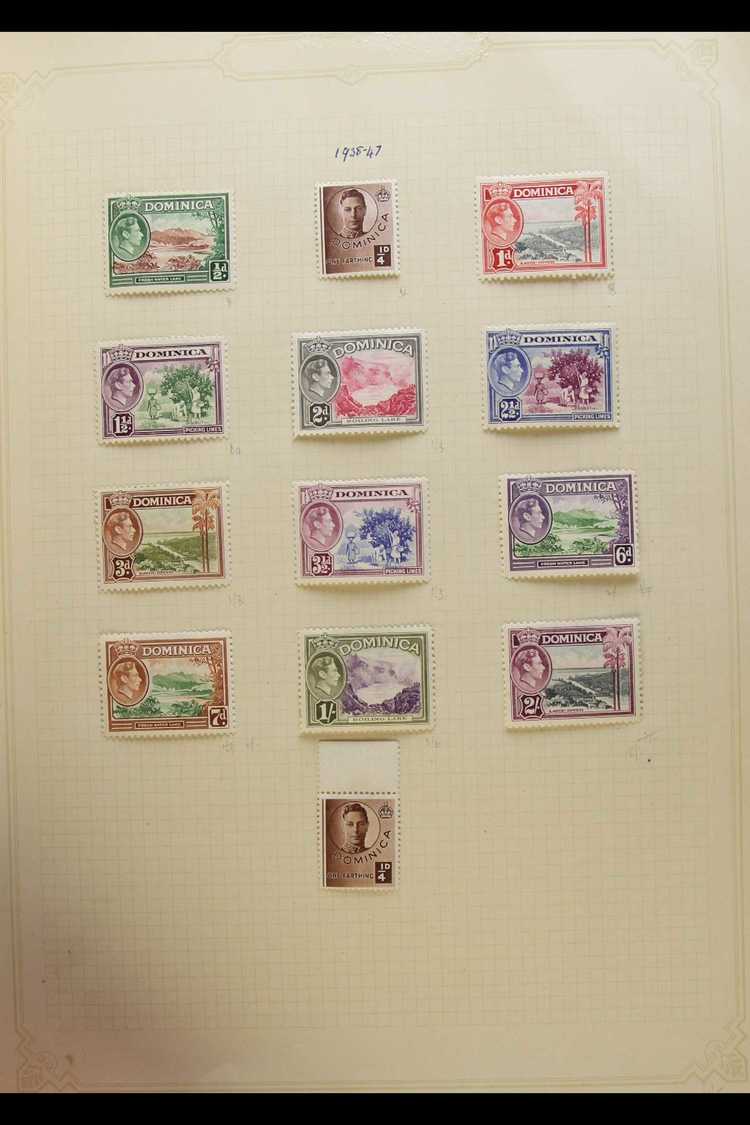 BRITISH WEST INDIES 1910's To Early 1950's FINE MINT COLLECTION In An Album With The Strength In KGVI Issues With Shades - Andere & Zonder Classificatie