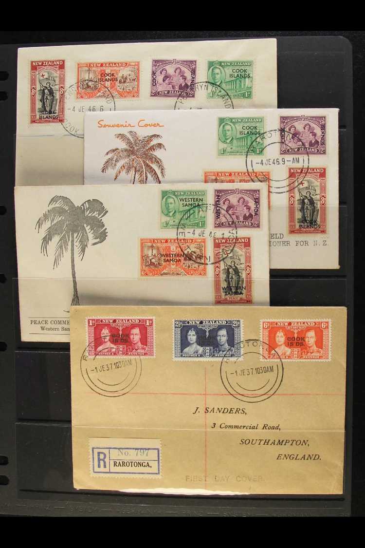 BRITISH PACIFIC COVERS 1930-1983 Commercial & Philatelic Covers, Inc Fiji, Br Solomon Is Inc Official Mail With Cachets, - Sonstige & Ohne Zuordnung