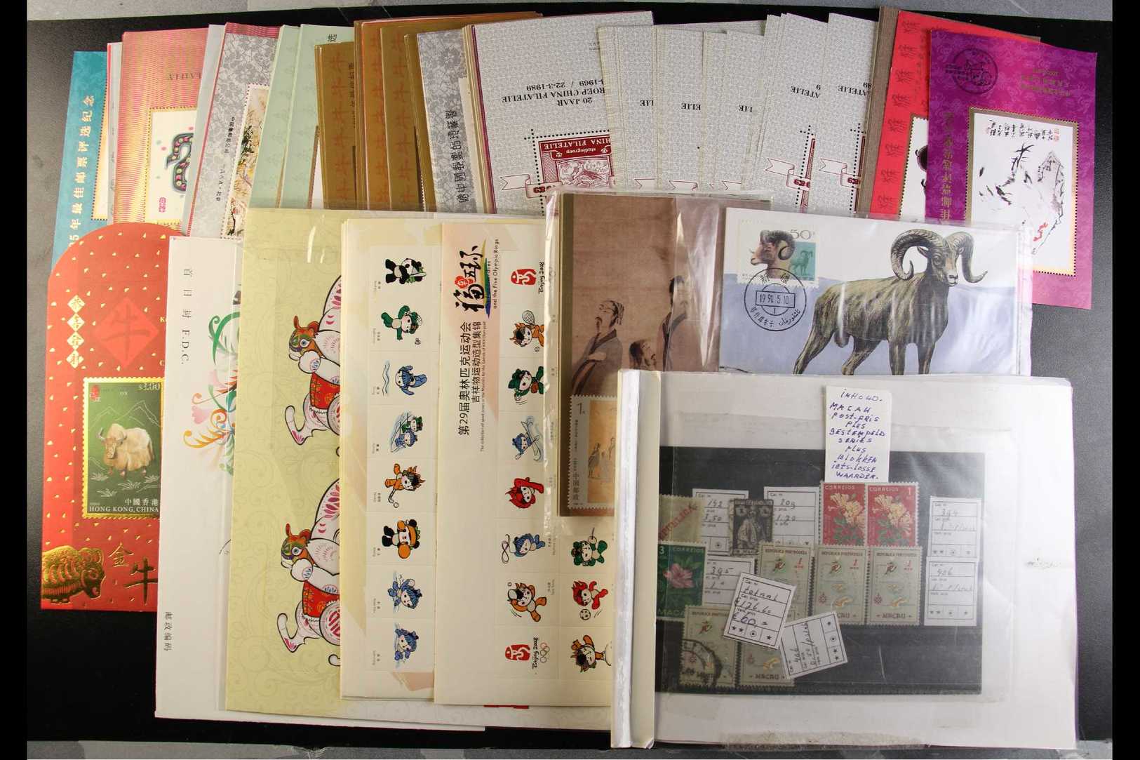 MACAO, TAIWAN, CHINA BOX Of 20th/21st Century Stamps & Miniature Sheets From Macao On Stock Cards, ALSO 1970's/90's Comm - Other & Unclassified