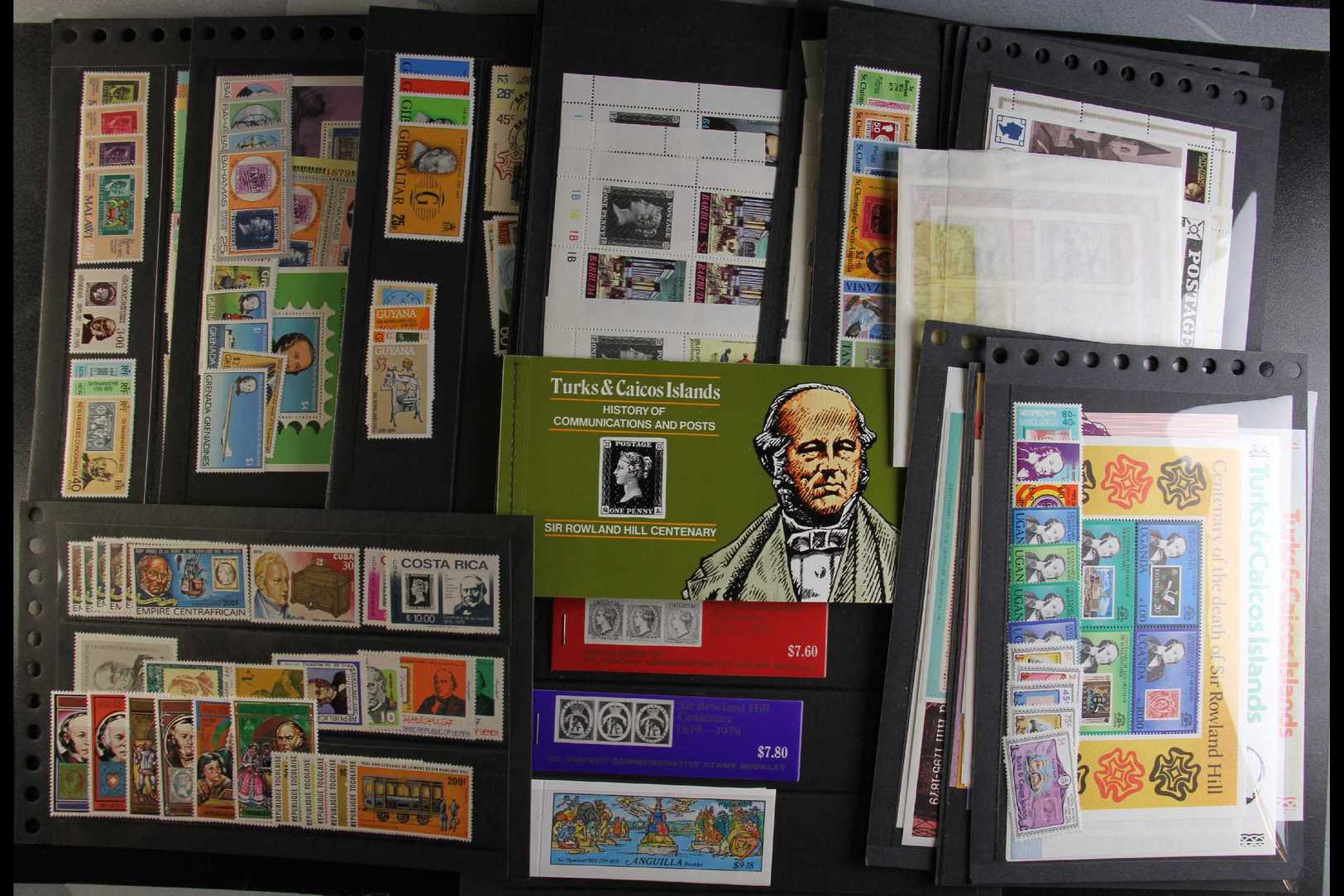 ROWLAND HILL 1979 Centenary All Different World Collection Of Never Hinged Mint Thematic Sets And Miniature Sheets In A  - Zonder Classificatie