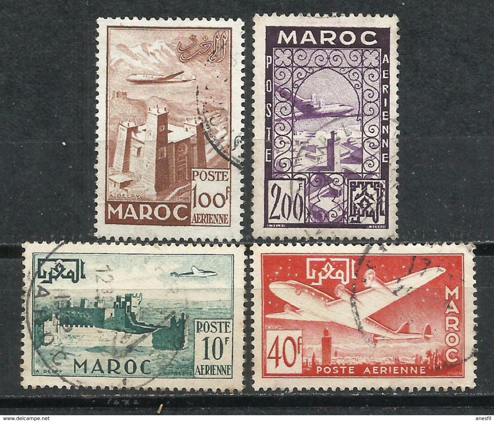 Protectorado Francés En Marruecos. 1952 Vistas De Marruecos. - Aéreo