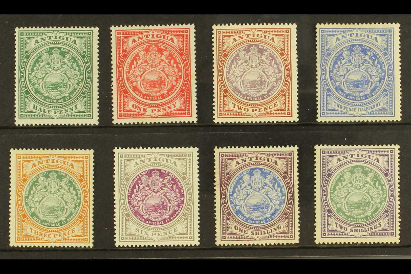 1908-17 Badge Set To 2s Complete, SG 41/50, Fine And Fresh Mint. (8 Stamps) For More Images, Please Visit Http://www.san - Autres & Non Classés