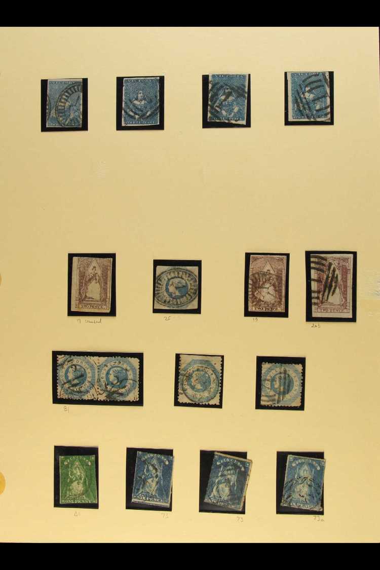 VICTORIA 1850-85 USED COLLECTION - Good Looking Basic Lot With A Number Of Better Stamps Seen, We See 1850 3d With Frame - Andere & Zonder Classificatie