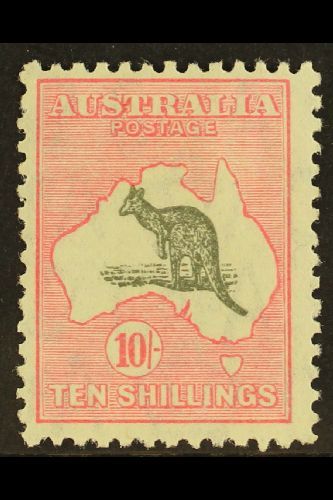 1931-36 10s Grey & Pink Roo, SG 136, Fine Mint, Lovely Fresh Colour. For More Images, Please Visit Http://www.sandafayre - Other & Unclassified