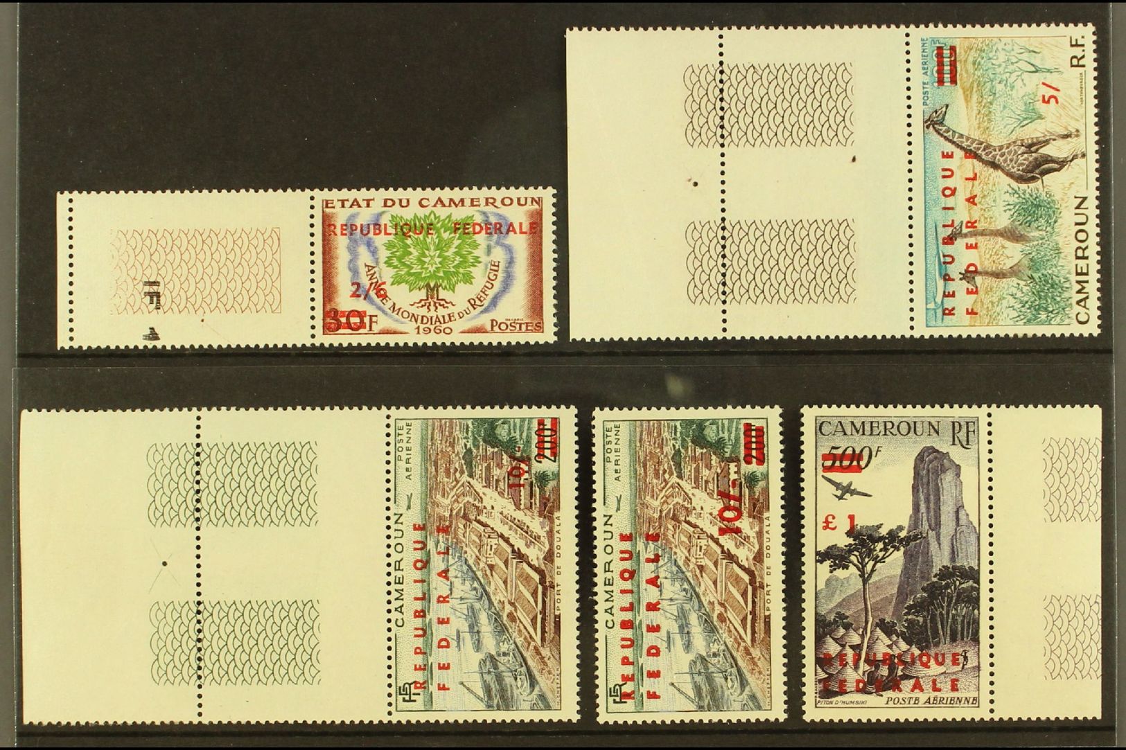 1961 OVERPRINT VARIETIES A Delightful Fine Mint Selection Of Varieties, ALL DIFFERENT & Include 1961 2s6d On 30f, 5s On  - Autres & Non Classés