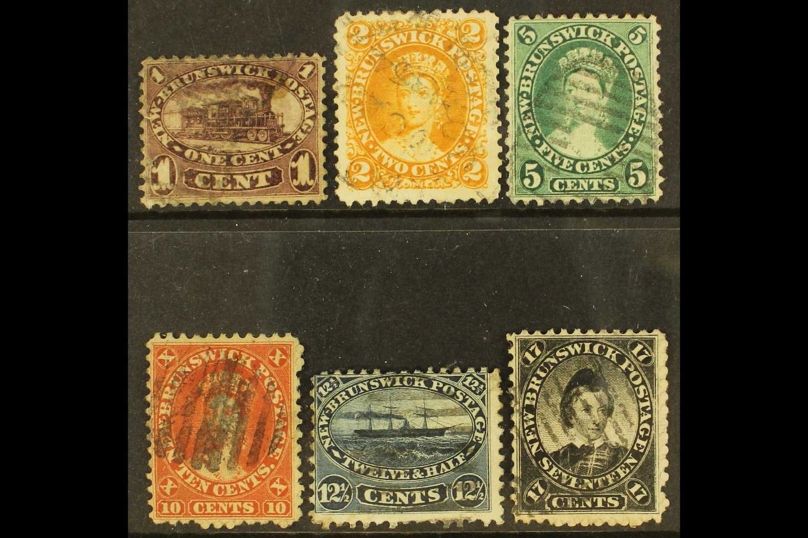 1860-63 Issued Set, One Of Each Value, SG 7/19, Good To Fine Used. (6 Stamps) For More Images, Please Visit Http://www.s - Altri & Non Classificati