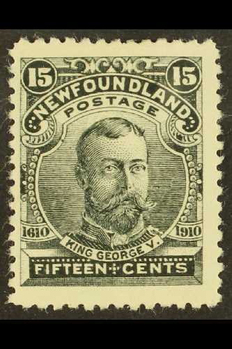 1910 15c Black KGV, Perf 12, SG 105, Very Fine Mint. For More Images, Please Visit Http://www.sandafayre.com/itemdetails - Autres & Non Classés