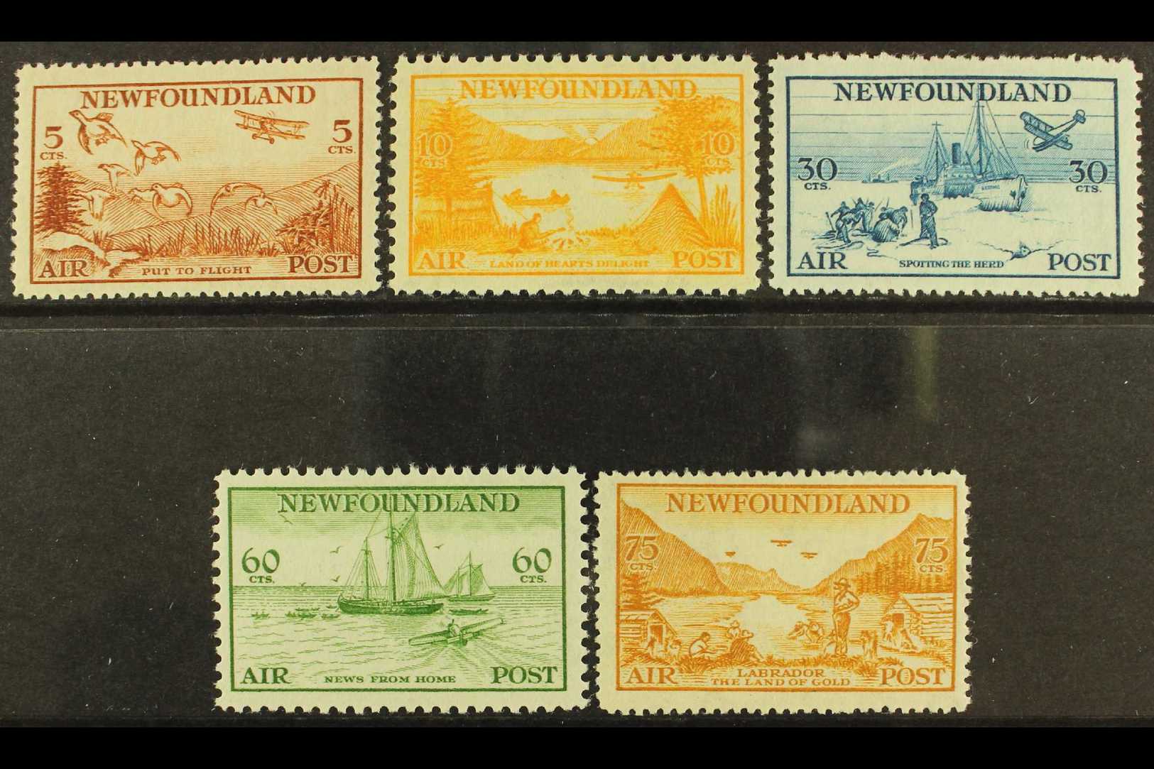 1933 Air Complete Set, SG 230/234, Very Fine Mint. (5 Stamps) For More Images, Please Visit Http://www.sandafayre.com/it - Sonstige & Ohne Zuordnung