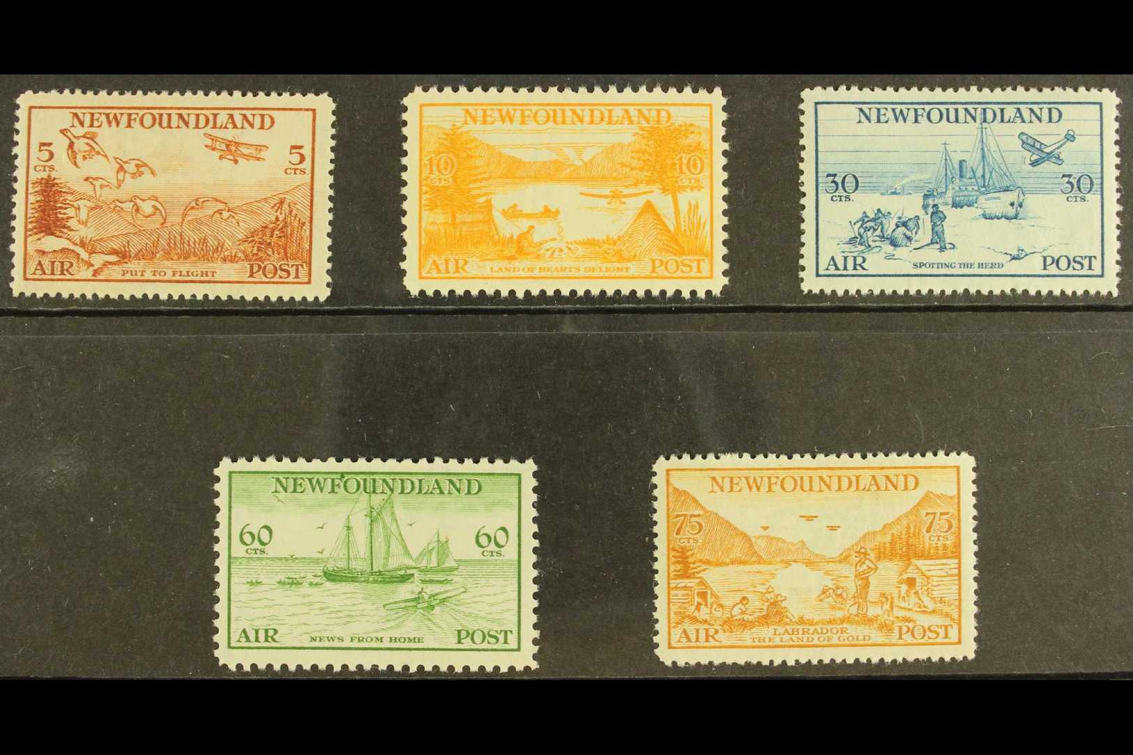 1933 AIR Pictorial Complete Set, SG 230/34, Fine Fresh Mint. (5 Stamps) For More Images, Please Visit Http://www.sandafa - Other & Unclassified