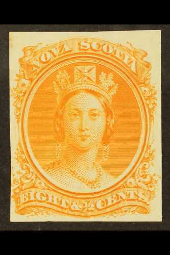 1860 8½c Orange Plate Proof, Uni 11TCvii, Very Fine With Clear Margins All Round. For More Images, Please Visit Http://w - Other & Unclassified