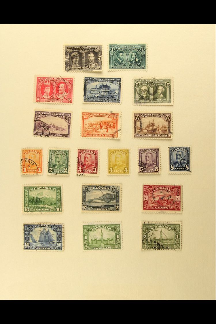 1897-1935 STRONG USED COLLECTION Neatly Presented On Written Up Pages. ALL DIFFERENT & Includes Many Listed Shades, Die  - Andere & Zonder Classificatie