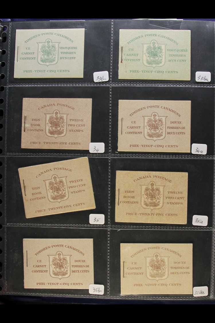 1937-52 EXTENSIVE BOOKLET COLLECTION A Magnificent, ALL DIFFERENT Highly Complete Collection Of KGVI Complete Booklets,  - Andere & Zonder Classificatie