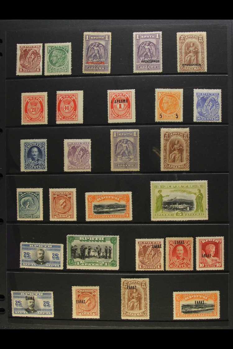 PROVISIONAL GOVERNMENT 1900-1910 MINT COLLECTION Presented On A Pair Of Stock Pages. An All Different Range With Values  - Andere & Zonder Classificatie