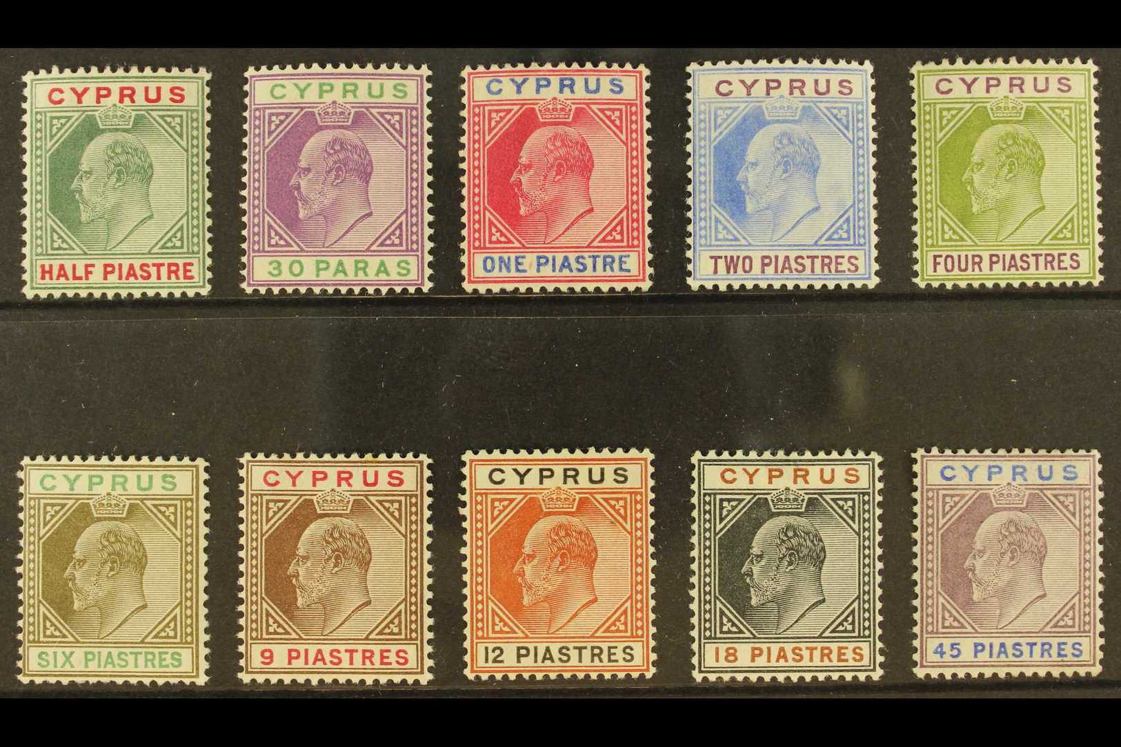 1902-04 KEVII (watermark Crown CA) Complete Set, SG 50/59, Very Fine Mint. Fresh And Attractive! (10 Stamps) For More Im - Autres & Non Classés