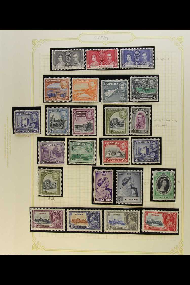 1935-1984 FINE MINT COLLECTION On Leaves, ALL DIFFERENT, Inc 1935 Jubilee Set, 1938-51 Pictorials Most Vals To 90pi Inc  - Other & Unclassified