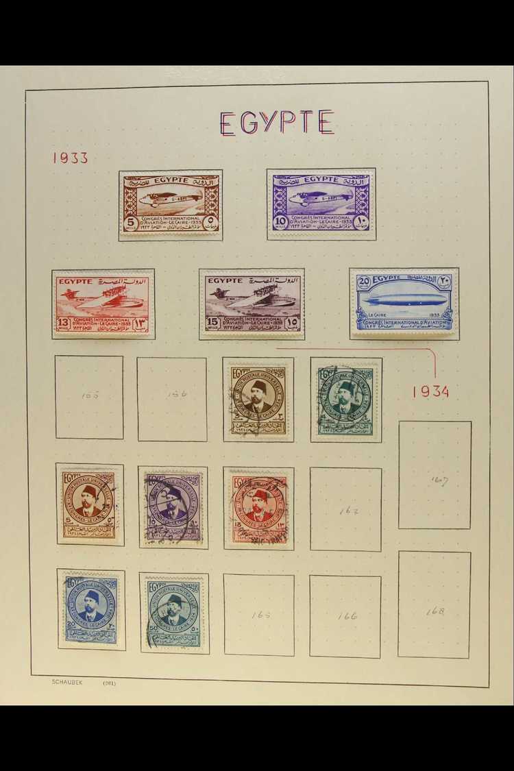1866-1963 FINE CLEAN COLLECTION On "Schaubeck" Leaves, All Different Mint Or Used. Note Good Range 19th Century/early 20 - Andere & Zonder Classificatie