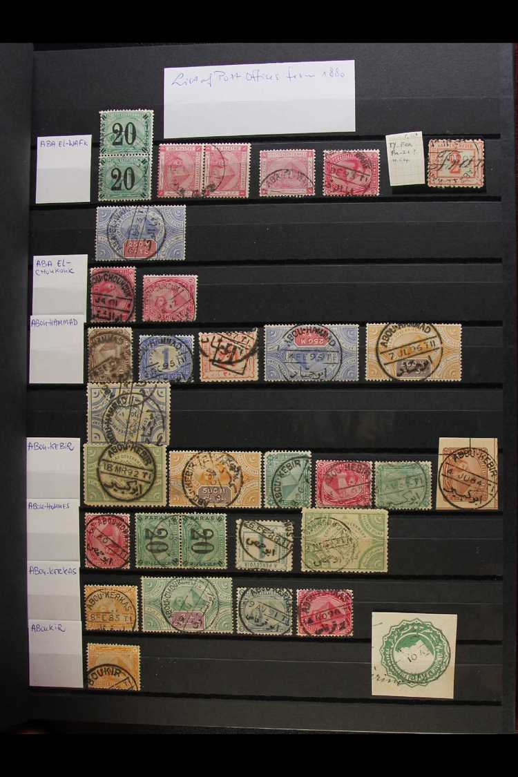 1880 TO 1890s POSTMARKS COLLECTION. A Beautiful Collection Of Chiefly Pyramid Stamps (with Some Additional Postage Dues, - Andere & Zonder Classificatie