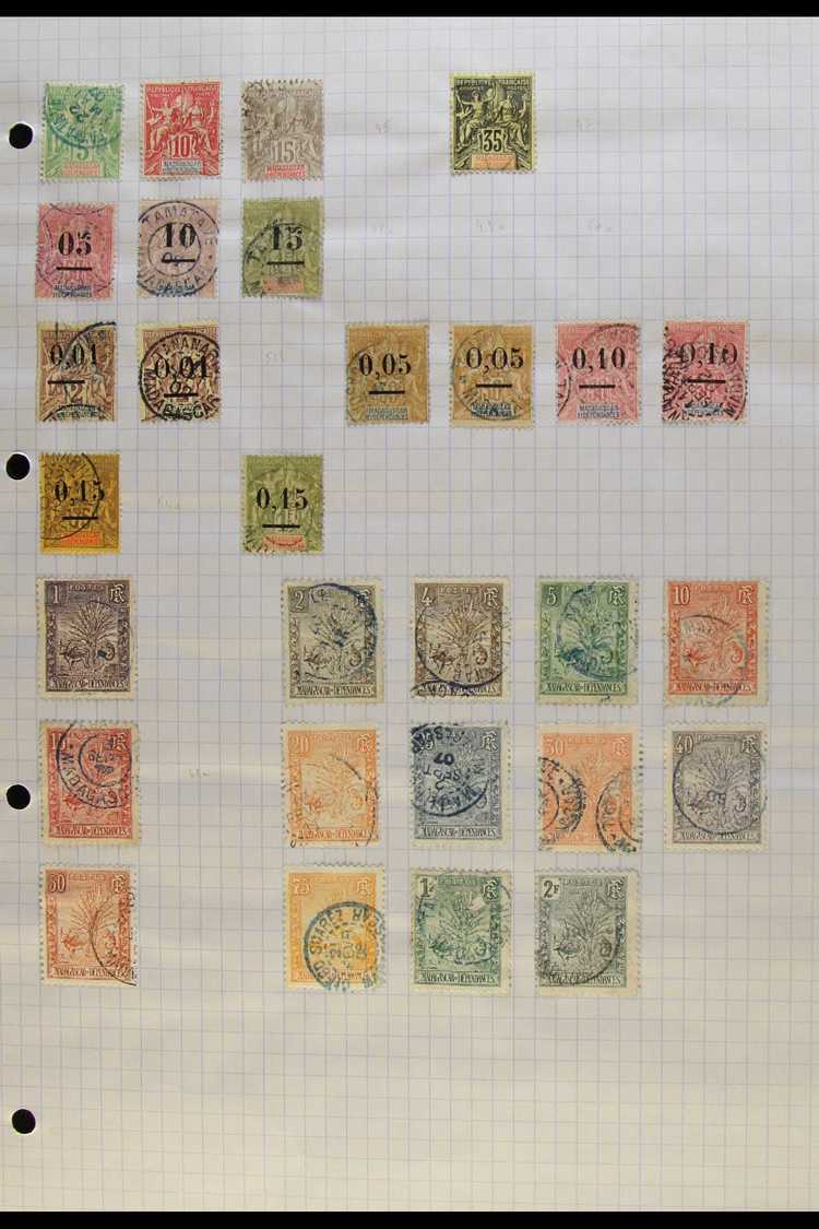 MADAGASCAR 1900-1957 VERY FINE USED COLLECTION Presented On Album Pages. Includes 1900-06 Range To 35c, 1902 Surcharges  - Autres & Non Classés