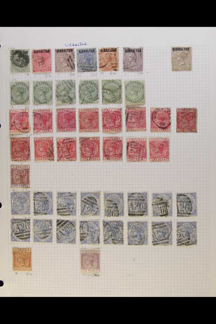 1886-1951 POWERFUL MINT AND USED COLLECTION On Album Pages, Mostly Fine And Fresh Condition. With 1886 (Bermuda Overprin - Gibraltar