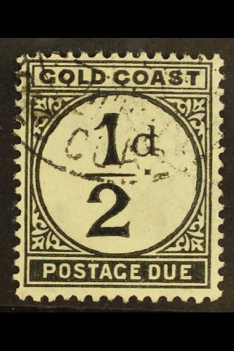 1923 Postage Due ½d Black, SG D1, Fine Cds Used.  For More Images, Please Visit Http://www.sandafayre.com/itemdetails.as - Gold Coast (...-1957)