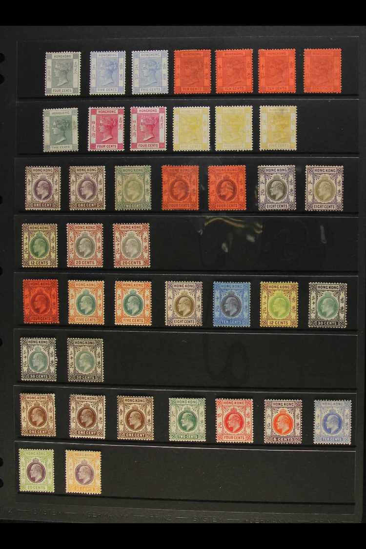 1882-1911 MINT / NHM HOARD CAT £1100+ An Attractive Mint Selection On A Stock Page. Includes QV Ranges To 5c Shades & 10 - Autres & Non Classés