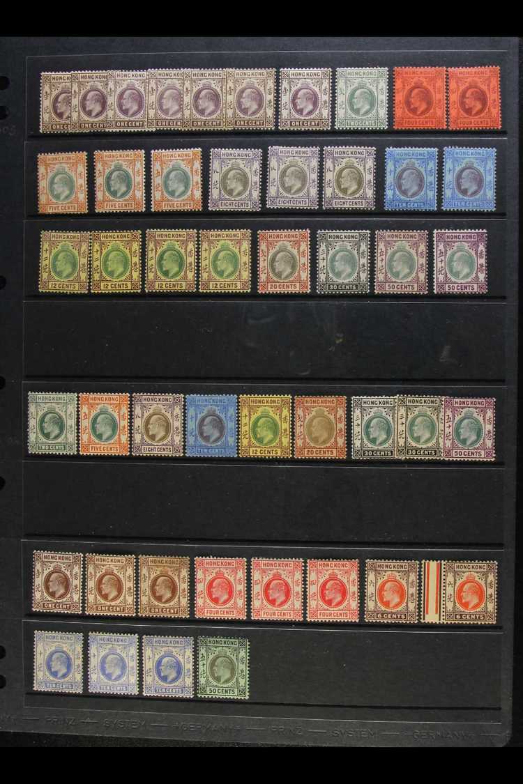 1903-11 KING EDWARD VII DEFINITIVES A Fresh Mint Assembly With 1903 (wmk Crown CA) Range Incl 10c, 20c, 30c, And 50c X2, - Autres & Non Classés