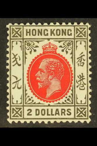 1921-37 $2 Carmine-red And Grey-black, Wmk Mult Script CA, SG 130, Very Fine Mint. For More Images, Please Visit Http:// - Autres & Non Classés