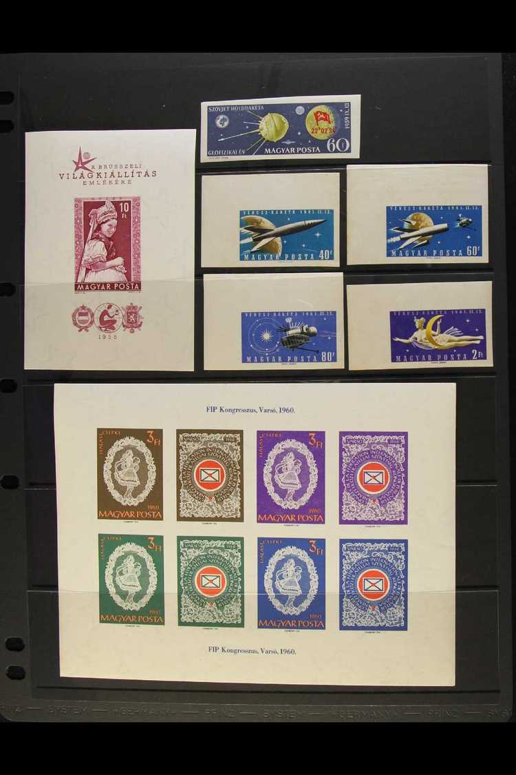 1958-1974 IMPERF VARIANTS Delightful Never Hinged Mint All Different Collection Of Imperforate Stamps (in Complete Sets  - Other & Unclassified