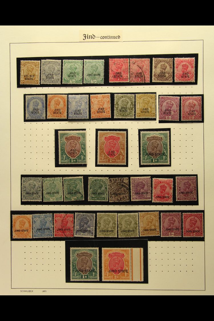 JIND 1885-1937 Mint And Used Collection On Album Pages, Includes 1886-99 Range To 12a Mint, 1903-09 Range To 4a Used, 19 - Andere & Zonder Classificatie