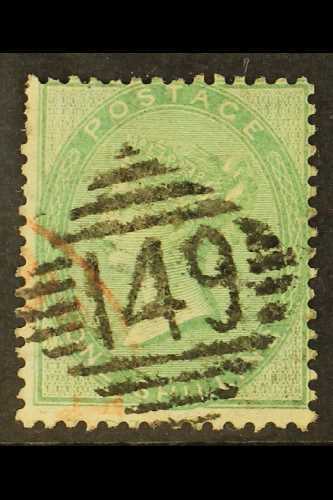GB USED IN 1855-57 1s Green, SG 72, With "149" In Diamond Cancel (Coleraine), A Few Nibbled Perfs At Upper Left. For Mor - Other & Unclassified