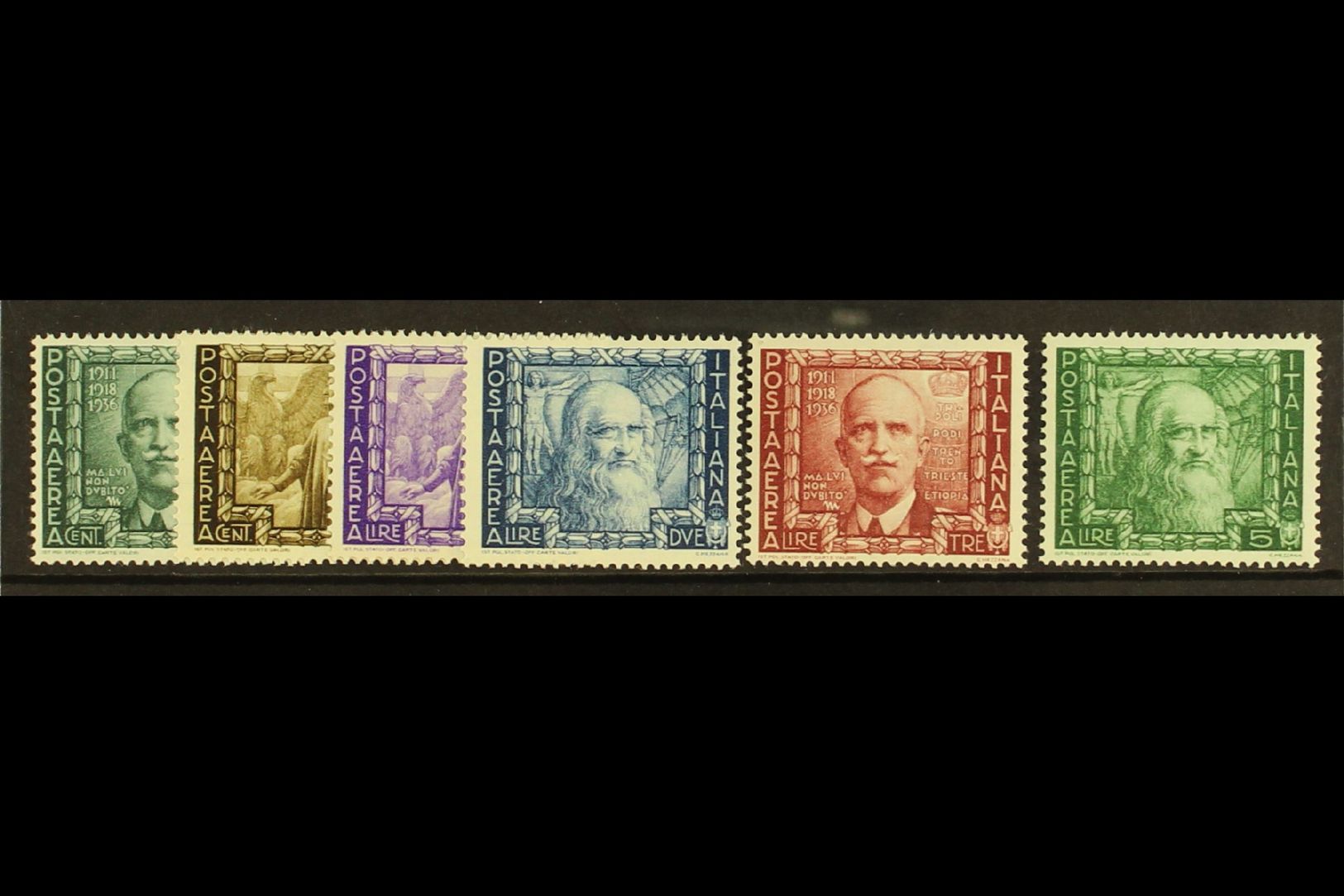 1938 Proclamation Of Empire Air Set, Sass S1520, Superb NHM. Cat €150 (£115) (6 Stamps) For More Images, Please Visit Ht - Unclassified